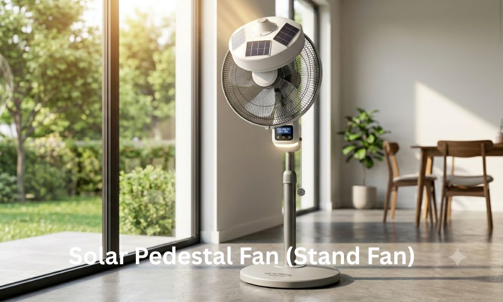 Solar Pedestal Fan (Stand Fan)