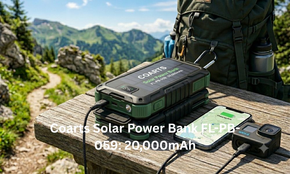 Coarts Solar Power Bank FL-PB-059: 20,000mAh