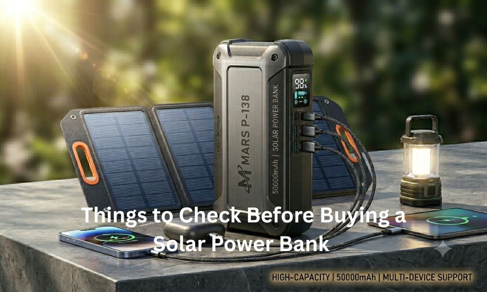 Things to Check Before Buying a Solar Power Bank 