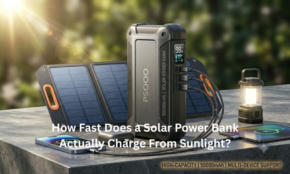 How Fast Does a Solar Power Bank Actually Charge From Sunlight?