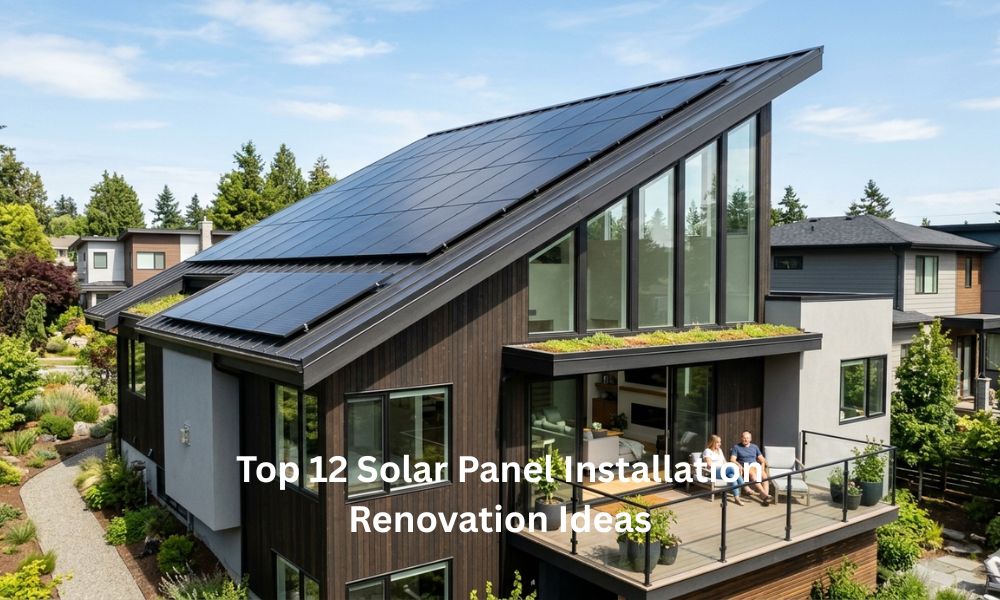 Top 12 Solar Panel Installation Renovation Ideas