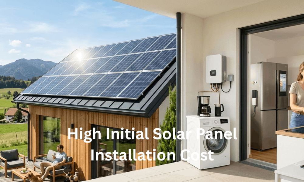 High Initial Solar Panel Installation Cost