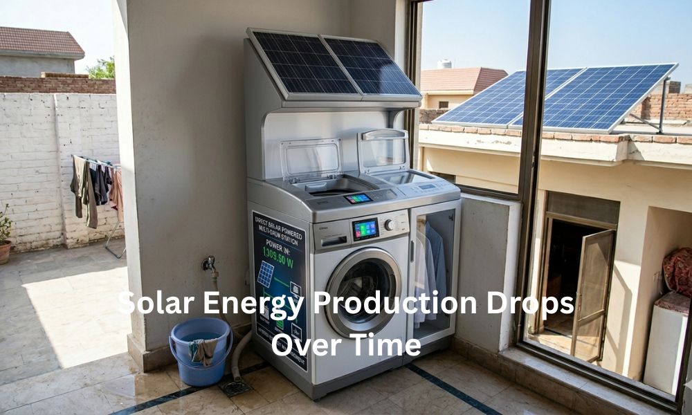 Solar Energy Production Drops Over Time