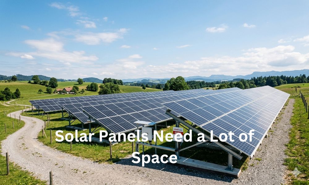 Solar Panels Need a Lot of Space