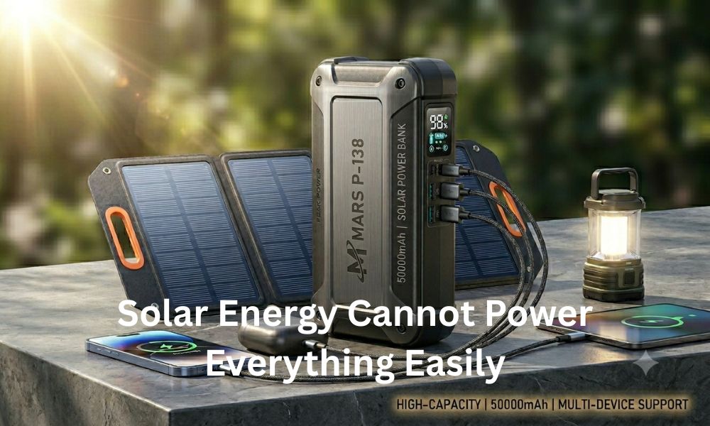 Solar Energy Cannot Power Everything Easily