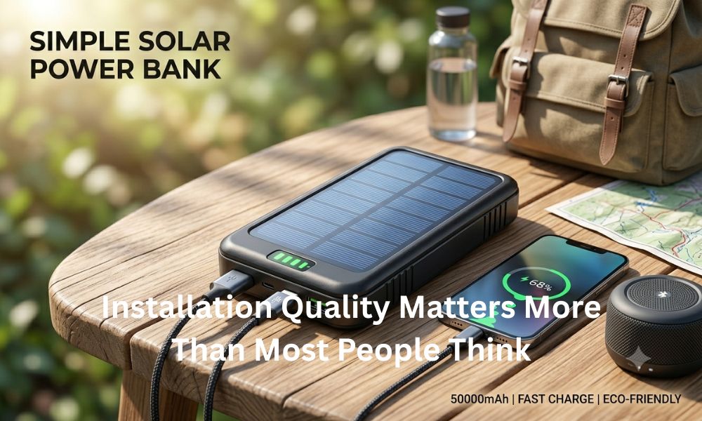 Installation Quality Matters More Than Most People Think